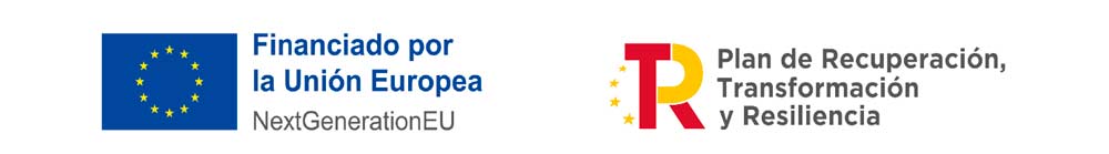 Financiado por la Unión Europea. Next Generation EU | Plan de recuperación, transformación y resiliencia Logotipo de Financiado por la Unión Europea NextGenerationEU y Logotipo de Plan de recuperación, transformación y resiliencia
